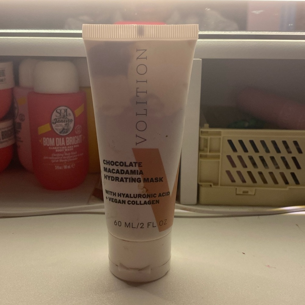 Chocolate flavored face mask